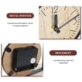 thumbnail image 3 of HINTRMENT Desk Clocks for Office Home Shape Iron Classical Time Display 1Pcs, 3 of 8