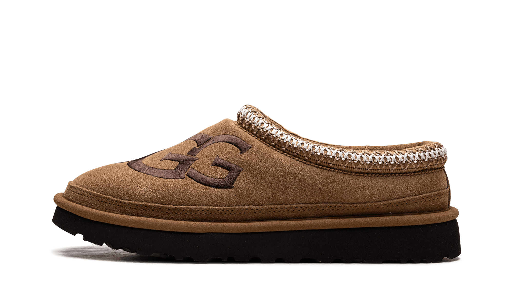 UGG Men Tasman Slip On Clog Comfort Slippers Size US 11 Caribou Brown Suede UGG Tasman Caribou Suede Fur Slippers Womens Size 10 -NIB  main image 3