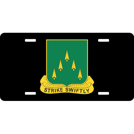 70th Armored Regiment License Plate