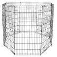 thumbnail image 4 of QRKD Pet Dog Playpen 24/30/36/42/48 Inch Metal Portable Dog Exercise Pen Indoor Outdoor Folding Yard Puppy Dog Fence for Small Medium Large Dogs 8 Panel (48 Inch), 4 of 12