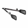 thumbnail image 4 of Food Clamp, Steak Tongs Safe Rugged Stainless Steel+Silicone Compact  For Turning And Carrying Food For Home Kitchen For Resturant For Baking Tool 12in Black Bracket, 4 of 8