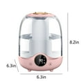 thumbnail image 3 of 3L Large Cool Mist Humidifier & Essential Oil Diffuser for Bedroom, Top Fill Quiet Ultrasonic Humidifiers for Home Large Room, Nursery, Plants with 7 Color Night Light, Auto Shut-Off, 3 of 9