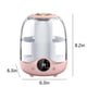 thumbnail image 3 of Humidificadores de 3 litros para dormitorio, difusores de aceite de vapor frío, humidificadores para plantas y viveros, humidificadores para habitaciones grandes con duración de hasta 10 horas y luz d, 3 of 9