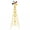 Yellow, variant on 6.2ft 5-Blade Iron Windmill with Tripod Stand, Green