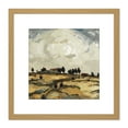 thumbnail image 1 of Painting Aalto Autumn Landscape With Clouds 8X8 Inch Square Wooden Framed Wall Art Print Picture with Mount, 1 of 4