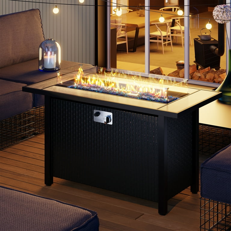 Mainstays 28inch Tall Column Propane Gas Outdoor Fire Pit,, 46 OFF