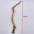 thumbnail image 2 of Fzaqwen Wooden Bird Perches Bird Stand Parrot Stand Branch Cage Toy for Budgies Bended, 2 of 9
