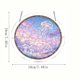 thumbnail image 3 of Round Acrylic Puzzle Suncatcher - Stained Glass Style Window Hanging Dreamy For Home Decor, 3 of 6