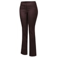 thumbnail image 3 of MixMatchy Women's High Waist Comfy Stretchy Bootcut Trouser Pants, 3 of 3