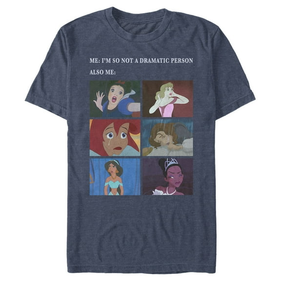 Men's Disney Dramatic Person Squares Graphic T-Shirt