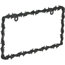 Bell Automotive 22-1-46565-8 Black Barbed Wire License Plate Frame