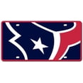 thumbnail image 1 of Houston Texans License Plate - Acrylic Mega Style, 1 of 1