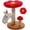 Flower Brown, variant on Cat Scratching Post, Mushroom Tall Cat Scratcher Featuring with Natural Sisal Scratching Poles and Interactive Toy Ball for Kittens and Small Cats (Brown)