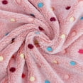 thumbnail image 5 of Pet Dogs Cats Blanket Bed Cover Fluffy Fleece Fabric Soft Warm Dot Print Blanket Throw, 5 of 5