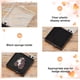 thumbnail image 5 of Caja de regalo de plástico transparente para broches, 20 unidades, 1,95 x 1,67 x 0,67 pulgadas, color negro, con esponja., 5 of 9