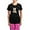 With Pink Pant, variant on CafePress - Frenchie Women's Dark Pajamas - Women's Short Sleeve Print T-Shirt and Pants Dark Cotton Pajama Set