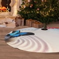 thumbnail image 6 of Pofeuu Butterfly In Blossoms Zen Print Christmas Tree Skirt, Merry Christmas Skirt Xmas Tree Ornaments for Xmas Holiday Party Decorations-48", 6 of 7