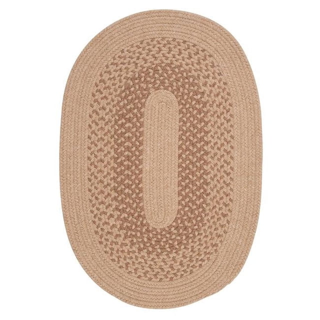 Colonial Mills JK90R060X060 5 ft. Jackson Wool Blend Round Area Rug, Oatmeal