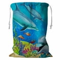 thumbnail image 1 of ABPHQTO The Coral Reef Storage Basket Bolsa para la colada con cordón 60x80 cm, 1 of 3