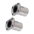 thumbnail image 4 of 2Pcs Linear Motion Bearing Ball Ellipse Flange Accessory Set Kit for Equipment Machine, 4 of 5