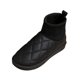 thumbnail image 5 of Botas de Nieve de Invierno para Niñas, Botas Cálidas Antideslizantes, Botines Cómodos a La Moda, Botas Cortas para El Trabajo de Senderismo Al Aire Li negro 35 Yinane botas de nieve, 5 of 8