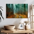 thumbnail image 3 of Elephant Stock Autumn Forest Pathway Wall Art - Horizontal Canvas Wall Art - Living Room Wall Decor - Floral And Botanical Canvas - Green And Blue Decor - 24" x 16", 3 of 8