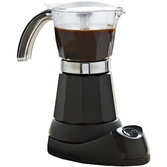 Imusa Electric Moka Maker 3 cup & 6 cup 480W - Black