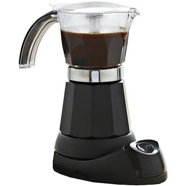 Imusa Electric Moka Maker 3 cup & 6 cup 480W - Black