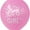 Its a Girl, variant on Allgala 100ct 12" Helium Grade Premium Latex Balloons-Deep Purple-BL52017