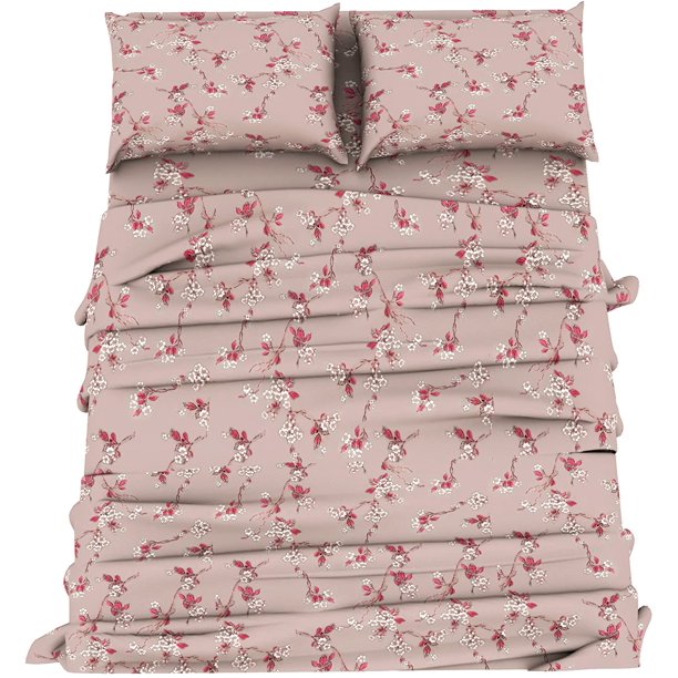 Microfiber Bed Sheet Set Lightweight Set Flat Sheet Fitted Sheet