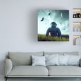 thumbnail image 2 of Canvas Wall Art - David Manlove 'Home 2' Wall Art for Living Room, Bedroom, or Office Décor by Trademark Fine Art - 24 x 24 Inches, 2 of 4
