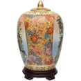 thumbnail image 2 of 11" Horse in Meadow Porcelain Vase Jar, 2 of 7