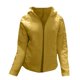 thumbnail image 3 of Gabardina clásica Gibobby, Chaqueta de suéter corto de punto, Color amarillo, One Size, 3 of 5