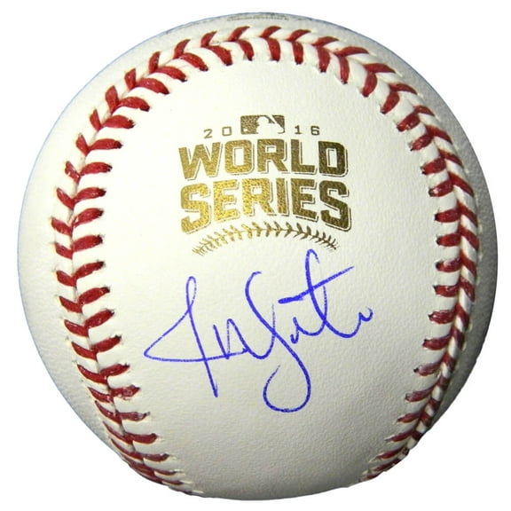 Jon Lester Signed Rawlings Official 2016 World Series Baseball
