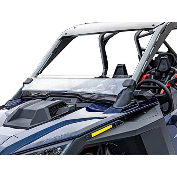 SuperATV Half UTV Windshield for 2022+ Polaris RZR Pro R 4Dark Tinted, Standard Polycarbonate