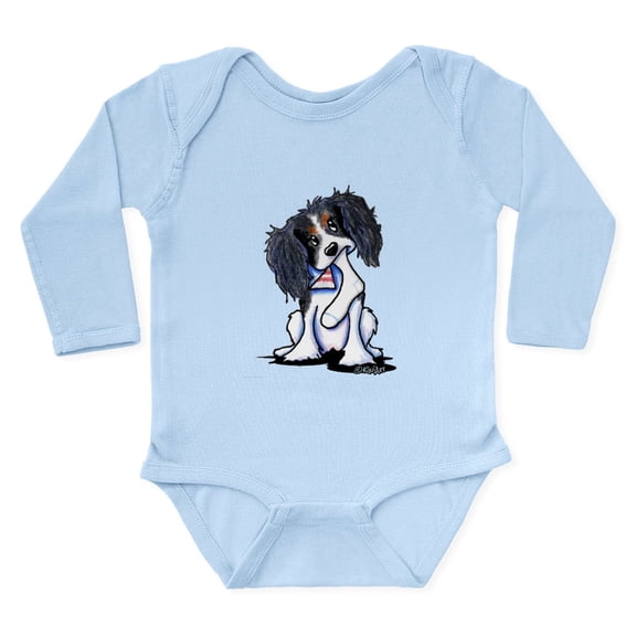 CafePress - B&B King Charles Spani Long Sleeve Infant Bodysuit - Long Sleeve Cotton Baby Bodysuit