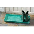 thumbnail image 3 of HF by LT Medallion Pattern Enamel Boot Tray, 30 x 13 inches, Turquoise, 3 of 3