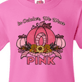 thumbnail image 4 of Inktastic In October We Wear Pink with Ribbon and Pink Pumpkins Youth T-Shirt, 4 of 5