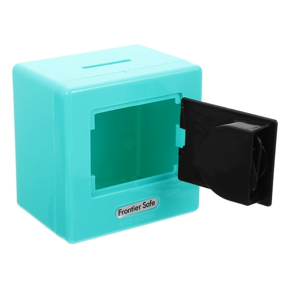 Raindrops  Mini Safe Letter Piggy Bank for Kids Combination Coin Password Toys Boys Child Green