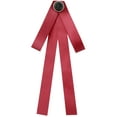 thumbnail image 1 of INSPIRE CHIC Broche de cinta para mujeres con lazo preatado y pin de corbata con rhinestone negro, 1 of 5