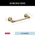 thumbnail image 4 of Delta 73508-CZ Saylor Bath Hardware bar, Champagne Bronze, 4 of 10