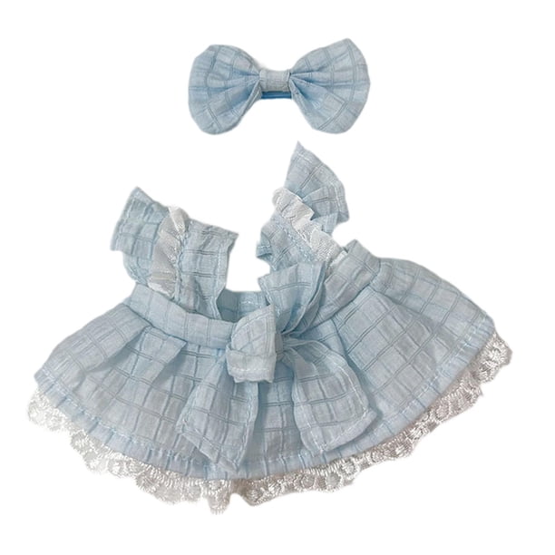 Disfraz de muñeca de 3 piezas para muñeca de pato de peluche de 15 cm, regalo de cumpleaños para niñas. G