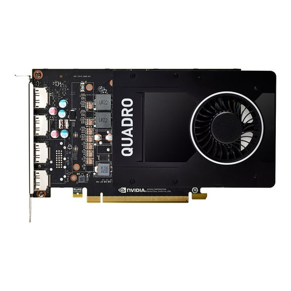 Restored NVIDIA Quadro P2000 - Graphics card - Quadro P2000 - 5 GB GDDR5 - PCIe 3.0 x16 - 4 x DisplayPort (Refurbished)