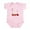 Petal Pink, variant on CafePress - Mochi Love - Baby Light Bodysuit, Size Newborn - 24 Months