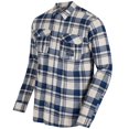 thumbnail image 1 of Regatta - Camisa de manga larga modelo Tyrus para hombre (Crema/marino), 1 of 1