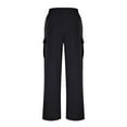 thumbnail image 6 of Cargo Pants Women Sevevn Women's Cargo Sweatpants High Waisted Wide Leg Pants Athletic Casual Baggy Sweat Pants with Pockets, 6 of 7