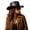 Z131-Black, variant on LILIYA Light Up Cowboy Hat for Women Men, Sparkly Glitter Space Cowboy Hat for Party Show Performance Birthday Dress-Up Cowboy Cowgirl Hats