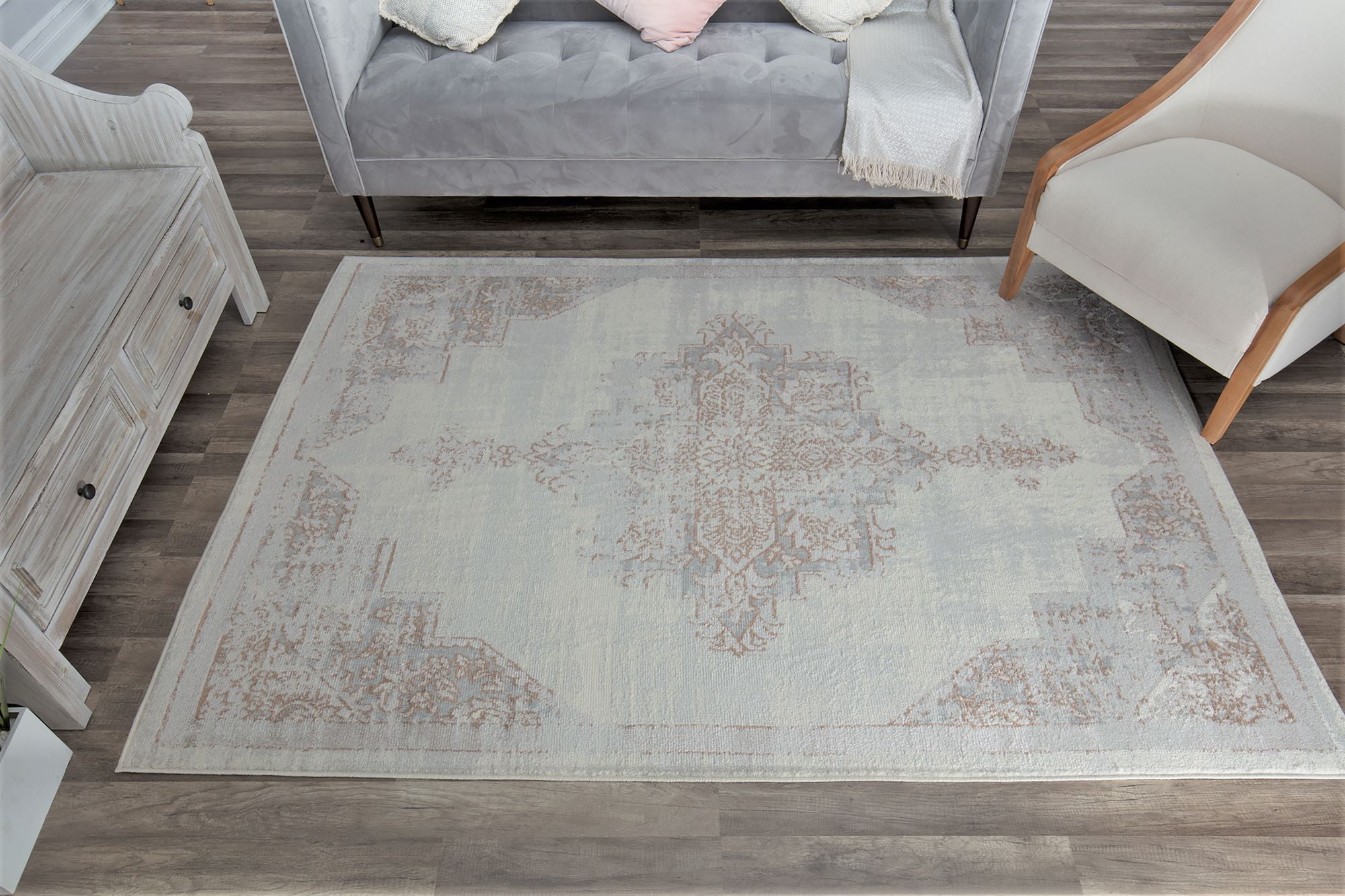 Rugs America Gallagher Vintage Area Rug, 10' x 8', Stain-Resistant
