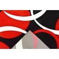 thumbnail image 4 of Premium Hand Carved Abstract Modern Rug Contemporary Colorful Thick Carpet Design 1062 (6'6"x6'6" Round,Red), 4 of 9