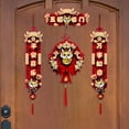 thumbnail image 6 of GUOOL Spring Festival Couplets Chinese New Year Decorations Chunlian Year of The Dragon Ornament for Party Supplies Spring Festival style F, 6 of 8